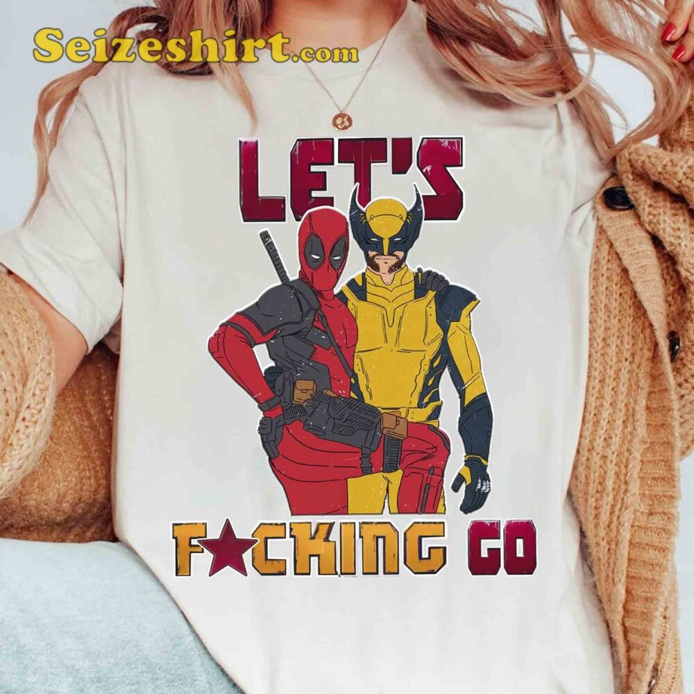 Marvel X-Men Deadpool And Wolverine Funny Shirt - Gem